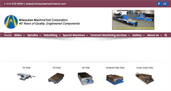 Desktop Screenshot of milwaukeemachinetool.com